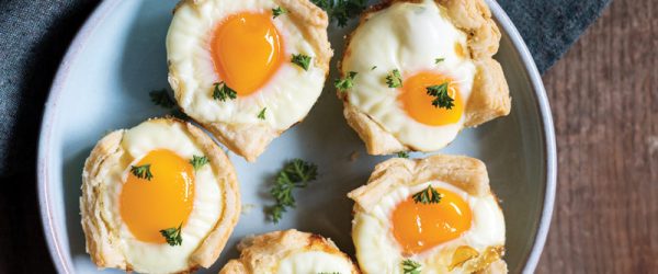 Egg Pie Recipe: Asiago Cheese & Garlic