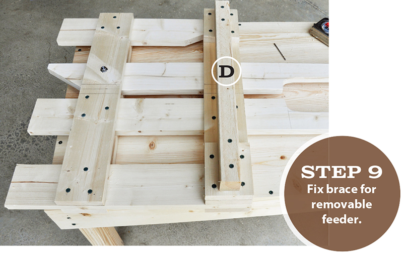 making a goat stanchion step 9